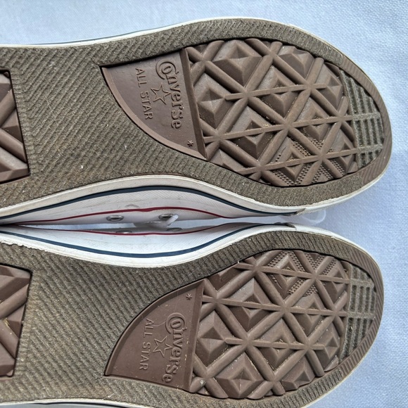 Converse White Sneakers Classic Canvas Design unisex Men’s 8/Women 10 M7652 - Picture 7 of 9